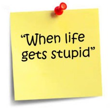 When life gets stupid pinned sticky